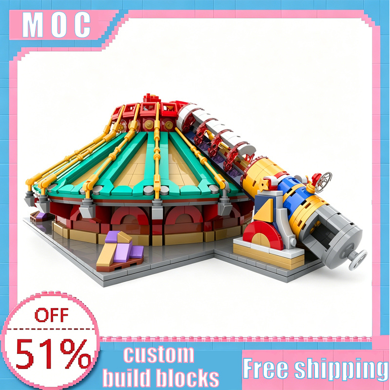 Board Game Jumanji - 1763PCS MOC Disneyland Paris Space Mountain
