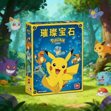 Strategy Board Game - ASMODEE Dazzling Gem Pokemon Board Game