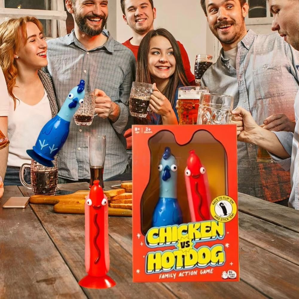 Strategy Board Game - Fast Strategy Chicken Vs Hotdog Board