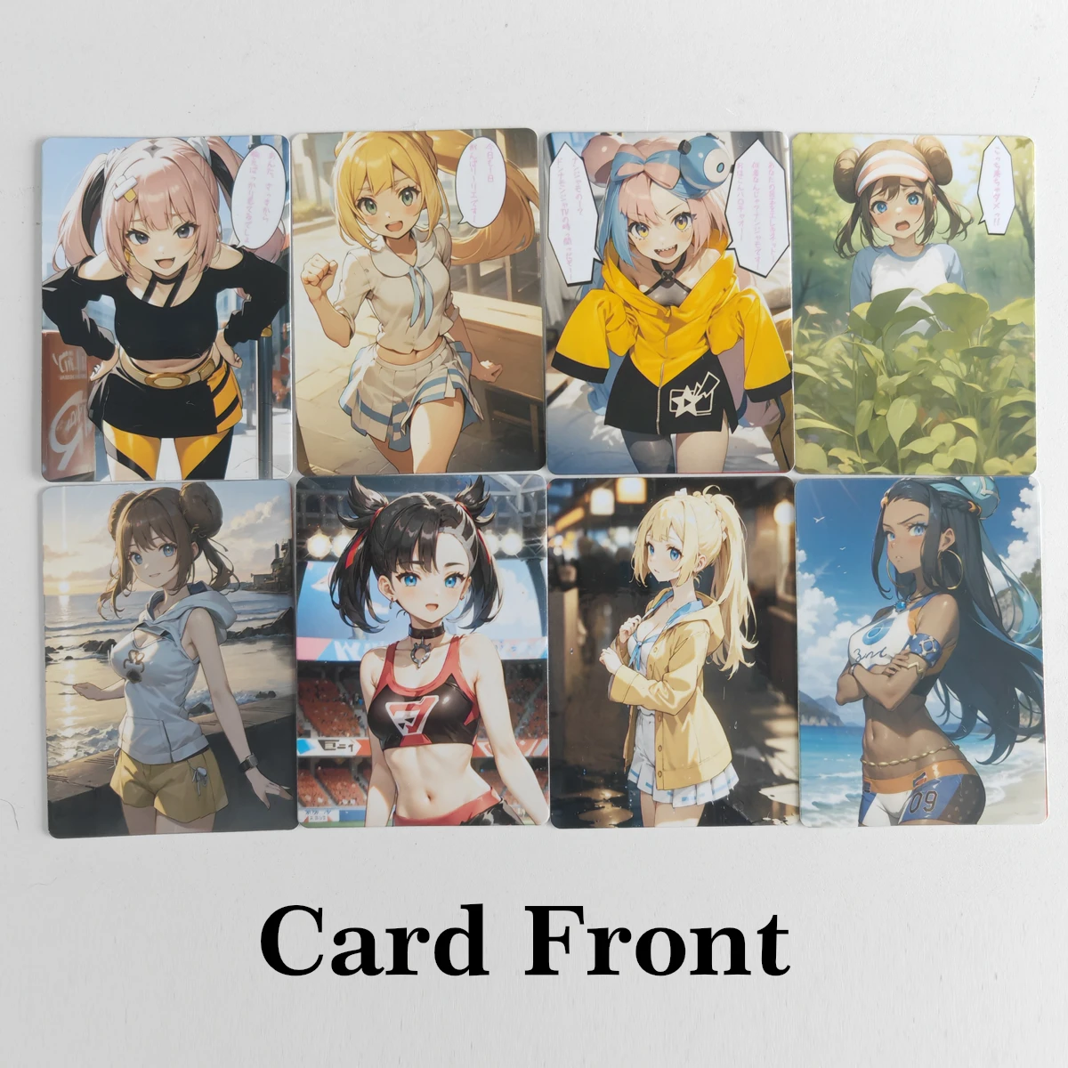 Board Game Monster - 8Pcs/set Sexy Trainer Card Pocket Monsters