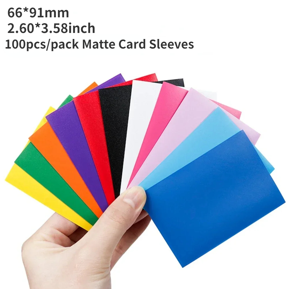 Board Game Quest - 100PCS 66x91mm Matte Card Sleeves Standard