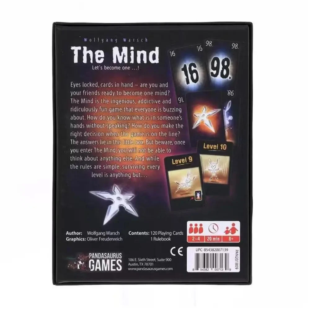 NEW The Mind Card Game Party P - огляд і ціна Board Game Is