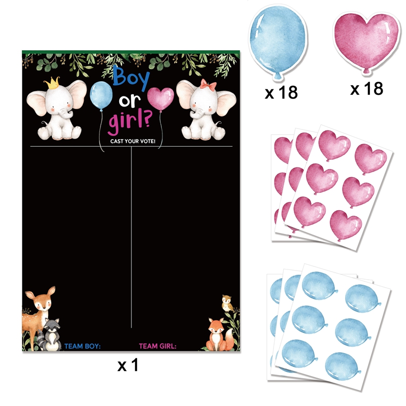 Boy or Girl Gender Reveal Voti - огляд і ціна Board Game Quote