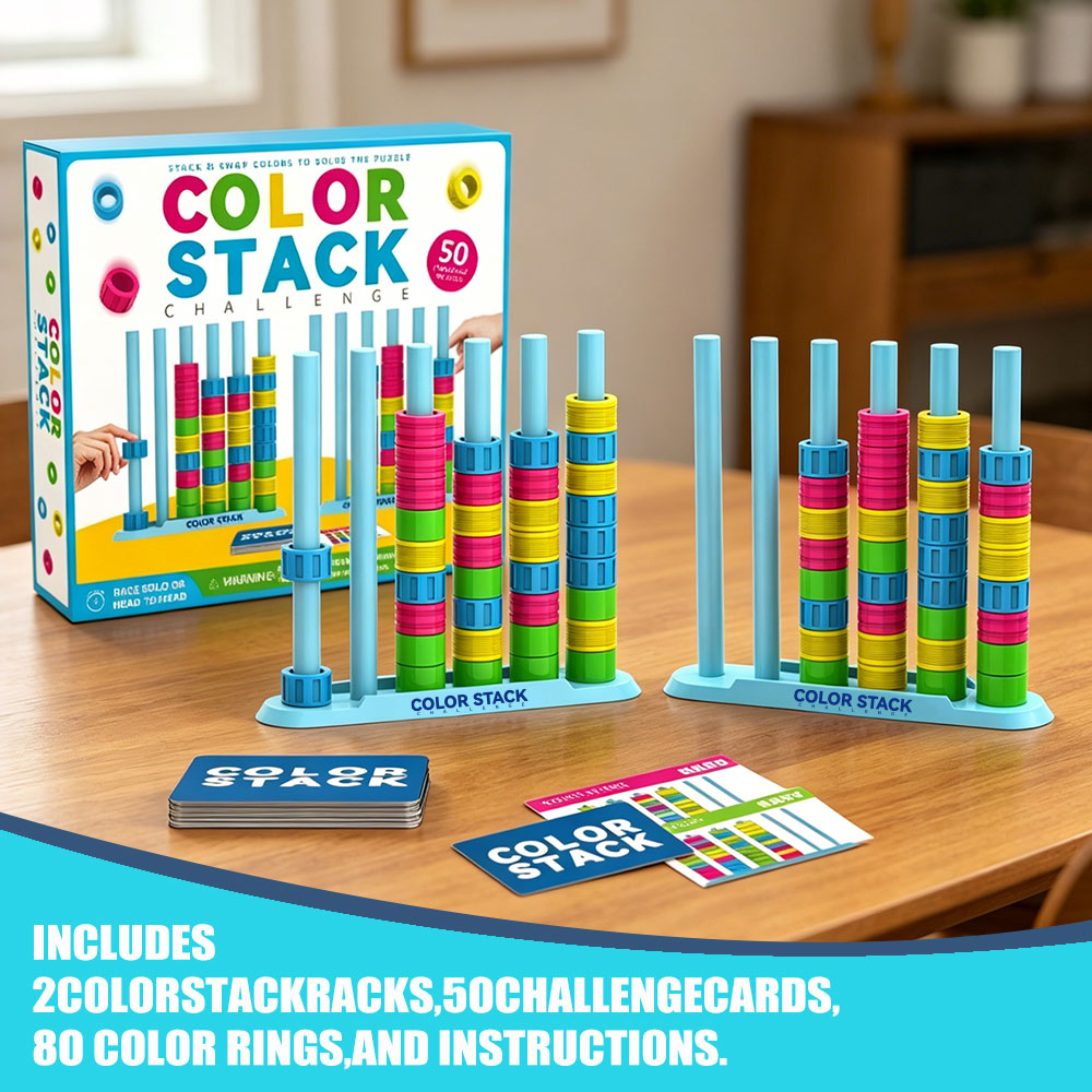 Color Stack Challenge A Fast-P - огляд і ціна Strategy Board Game