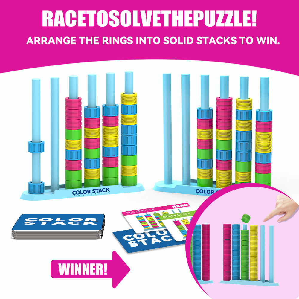 Color Stack Challenge A Fast-P - огляд і ціна Strategy Board Game