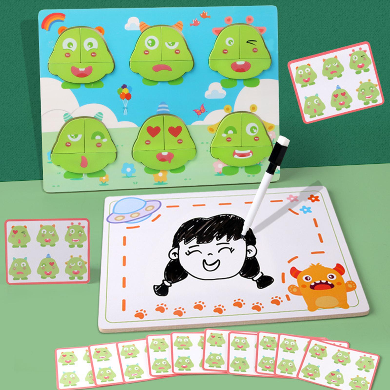 2 in 1 Wooden Toy Montessori T - огляд і ціна Board Game Monster