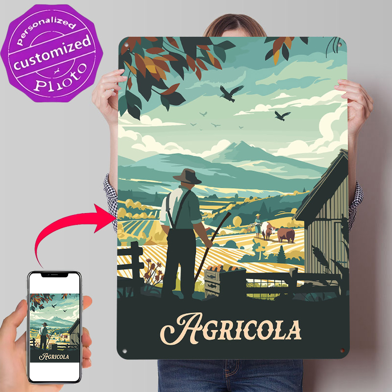 Agricola Board Game Inspired I - огляд і ціна Board Game Illustrator