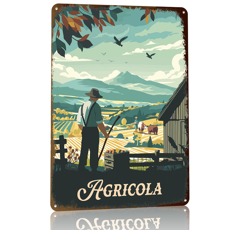 Agricola Board Game Inspired I - огляд і ціна Board Game Illustrator