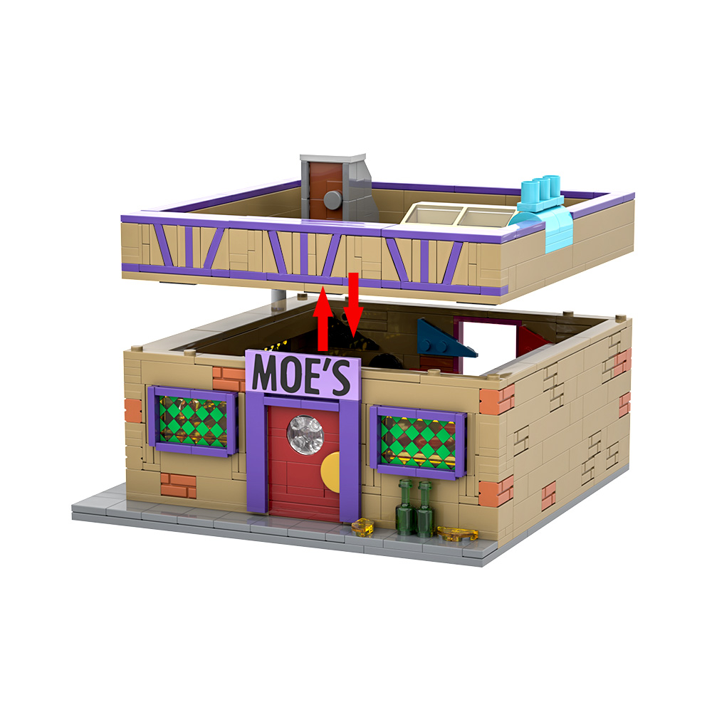 Gobricks MOC Simpsoned Modular - огляд і ціна Board Game Jumanji