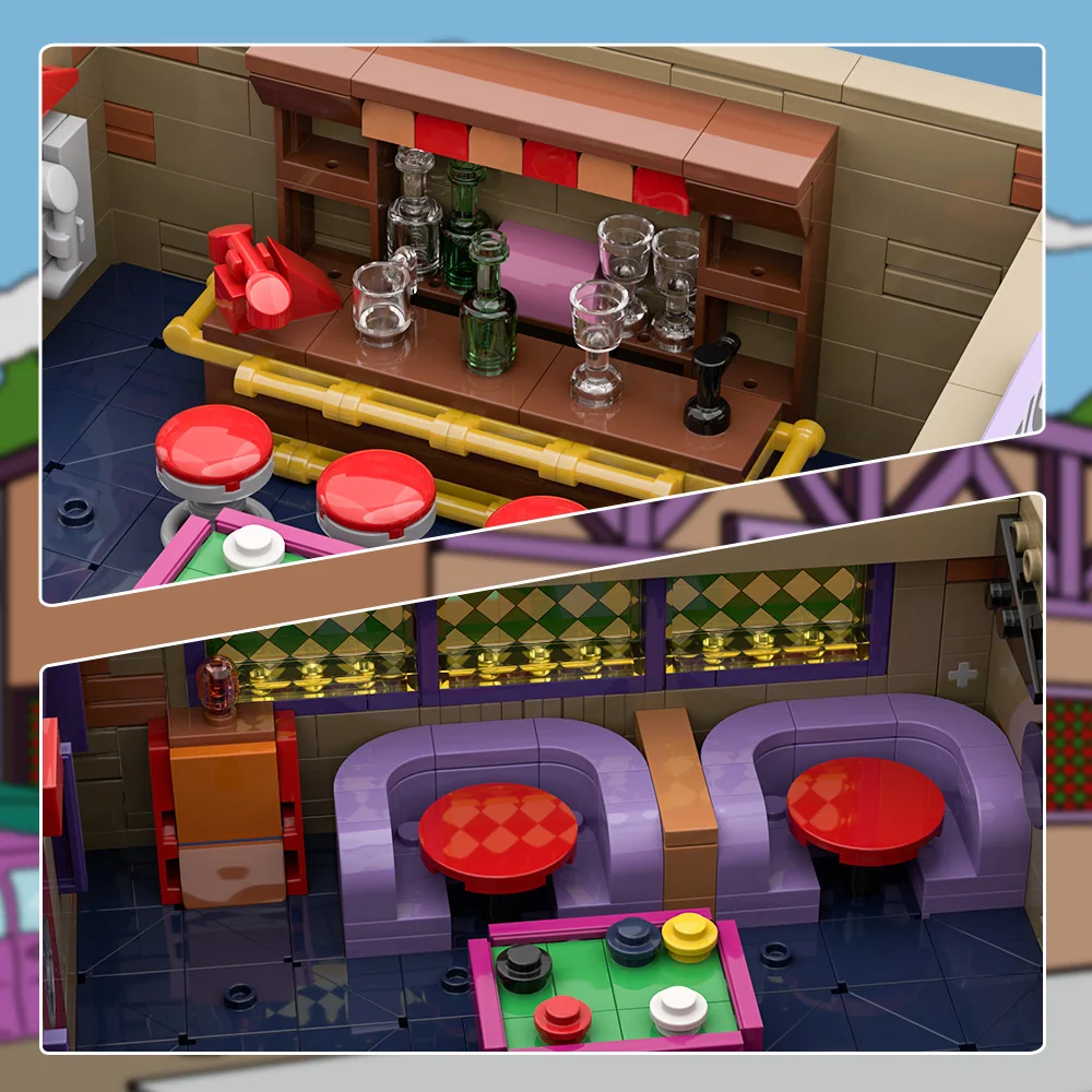 Gobricks MOC Simpsoned Modular - огляд і ціна Board Game Jumanji