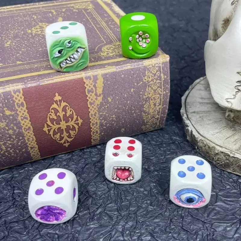 Resin Monster Face Dice Set Ha - огляд і ціна Board Game Monster