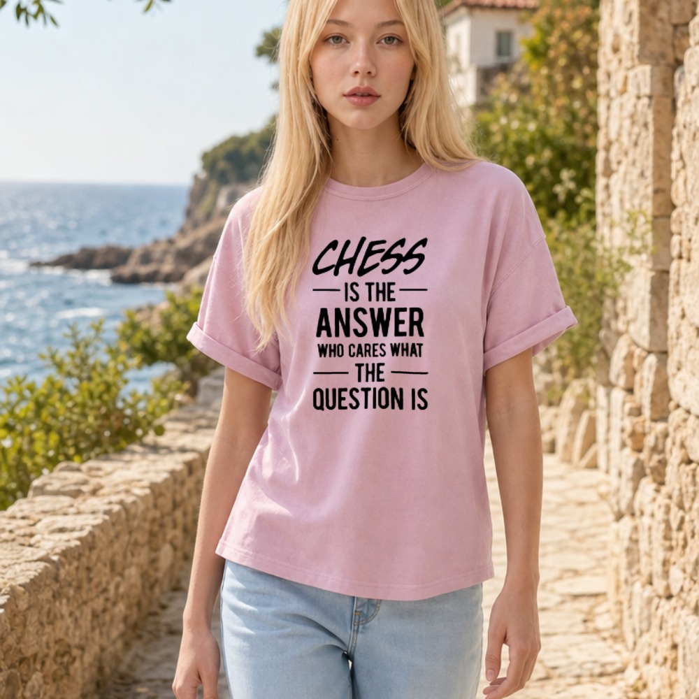 Chess Is The Answer Funny Lett - огляд і ціна Board Game Quote