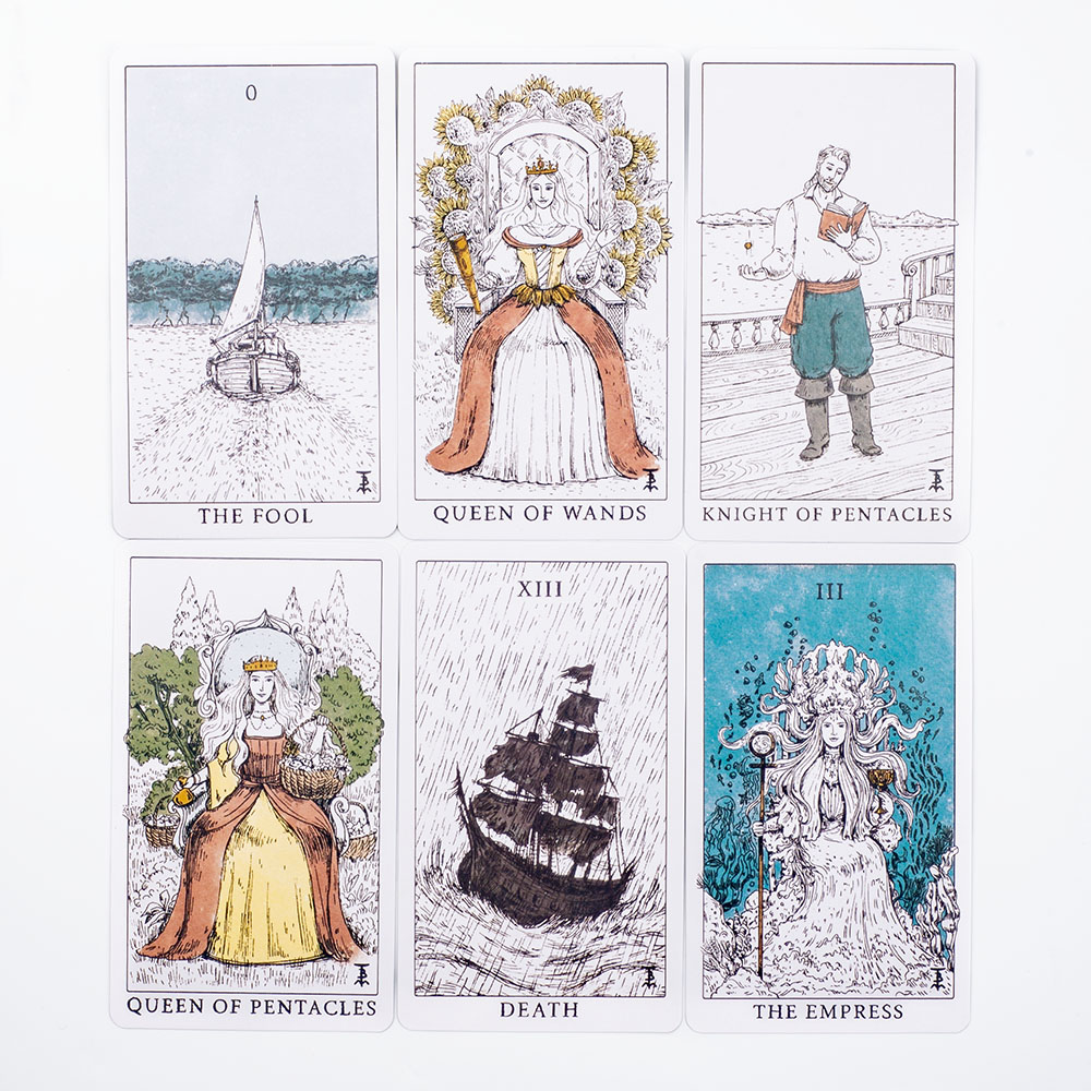 Ocean Themed Tempest Tarot  De - огляд і ціна Board Game Master